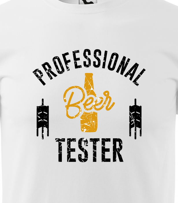 Tricou personalizat pentru petrecareti, cadoul perfect, Professional Beer Tester [2]