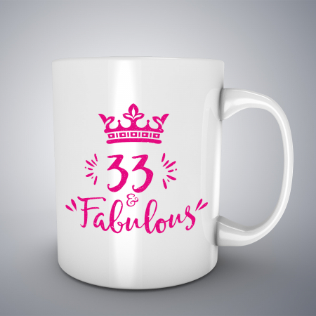 Cani ceramice - Cana cu mesaj aniversar, Fabulous Crown