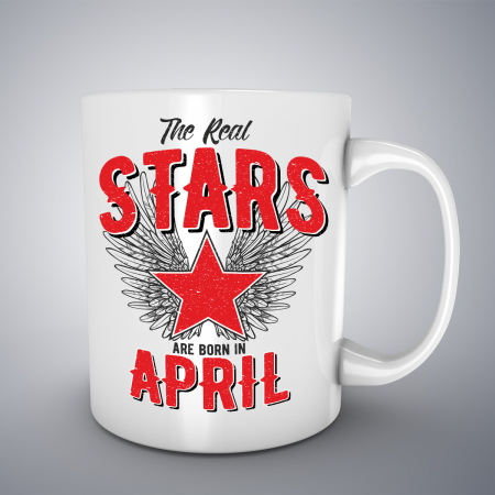 Cani aniversare - Cana cu mesaj aniversar, The Real Stars Are Born In