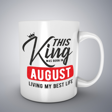 Cani aniversare - Cana cu mesaj aniversar, This King Was Born In