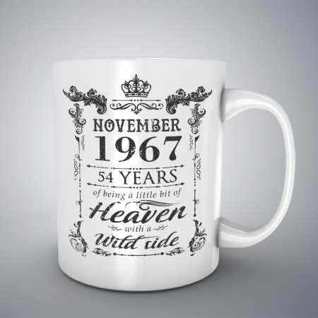 Cani ceramice - Cana cu mesaj aniversar, Years of Heaven