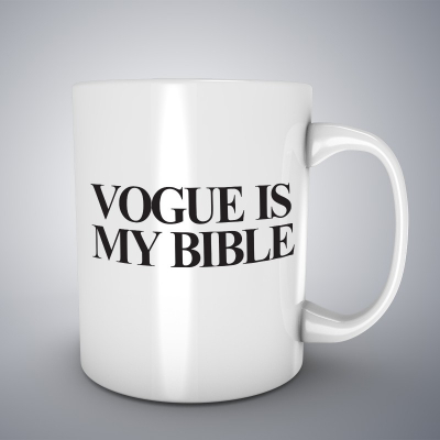 Cani ceramice - Cana ceramica alba pentru cafea/ceai, Vogue