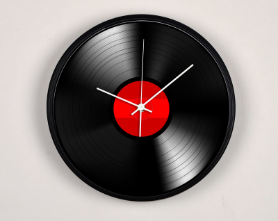 Ceasuri de perete - Ceas de perete, pentru living, birou sau showroom, Disc de vinyl