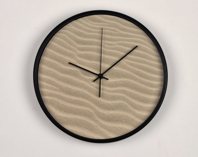 Ceasuri Moderne - Ceas de perete, pentru living, birou sau showroom, Dune de nisip in desert