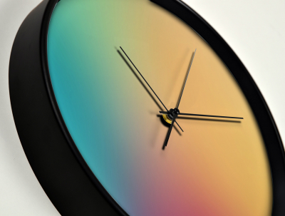 Ceas de perete, pentru living, birou sau showroom, Fundal efect bokeh [1]