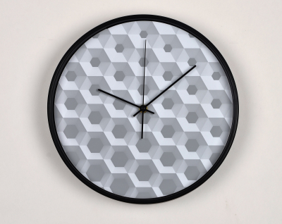 Ceasuri Moderne - Ceas de perete, pentru living, birou sau showroom, Ilustrare 3D fagure