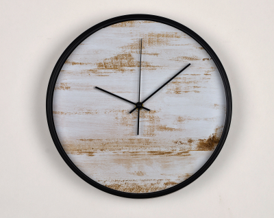 Ceasuri Moderne - Ceas de perete, pentru living, birou sau showroom, Lemn antichizat