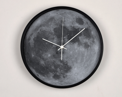 Ceasuri Moderne - Ceas de perete, pentru living, birou sau showroom, Luna plina