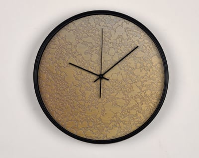 Ceasuri de perete - Ceas de perete, pentru living, birou sau showroom, Model picaturi in placa de bronz