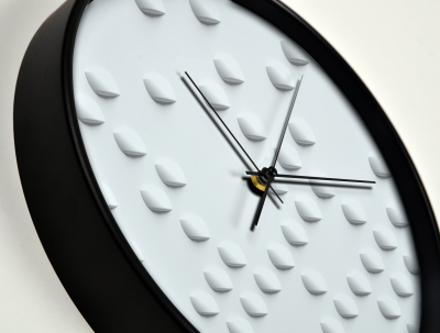 Ceas de perete, pentru living, birou sau showroom, Braille code style [2]