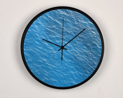 Ceasuri de perete - Ceas de perete, pentru living, birou sau showroom, Ocean albastru