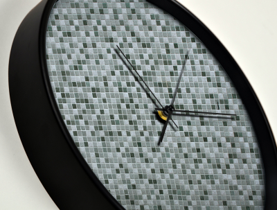 Ceas de perete, pentru living, birou sau showroom, Pietre mozaic [1]