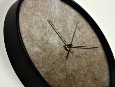 Ceas de perete, pentru living, birou sau showroom, Tencuiala decorativa [1]