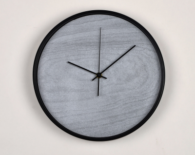 Ceasuri de perete - Ceas de perete, pentru living, birou sau showroom, Valuri de nisip alb/negru