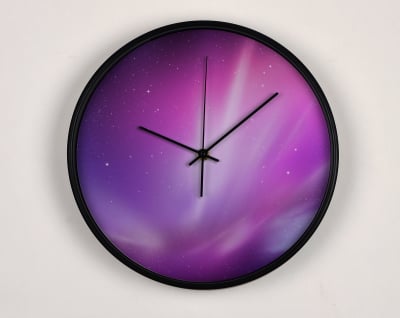 Ceasuri de perete - Ceas de perete, pentru living, birou sau showroom, Violet Sky