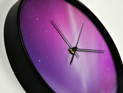 Ceas de perete, pentru living, birou sau showroom, Violet Sky [1]