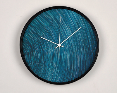 Ceasuri de perete - Ceas de perete, pentru living, birou sau showroom, Vortex albastru