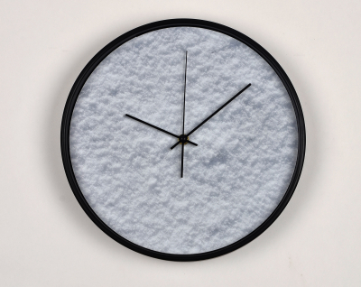 Ceasuri de perete - Ceas de perete, pentru living, birou sau showroom, Zapada alba, proaspat asternuta