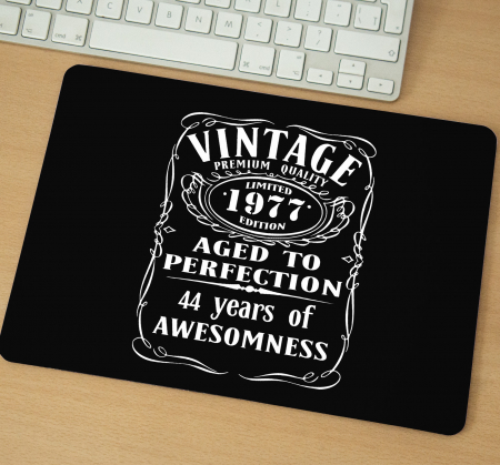 Mousepad - Mousepad cu mesaj aniversar, Aged To Perfection