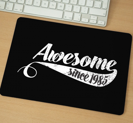 Mousepad - Mousepad cu mesaj aniversar, Awesome Since