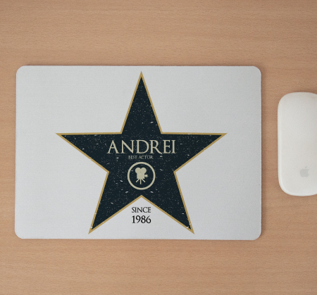 Mousepad cu mesaj aniversar, Best Actor Since [1]
