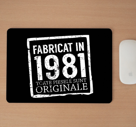 Mousepad cu mesaj aniversar, Fabricat In... [1]