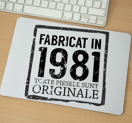 Mousepad - Mousepad cu mesaj aniversar, Fabricat In...