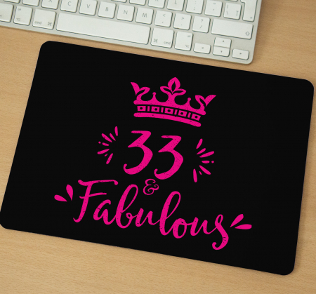 Mousepad cu mesaj aniversar, Fabulous Crown