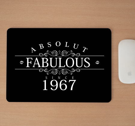 Mousepad cu mesaj aniversar, Fabulous Since [1]