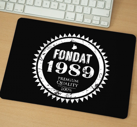 Mousepad - Mousepad cu mesaj aniversar, Fondat In...