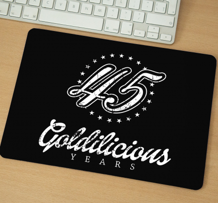 Mousepad - Mousepad cu mesaj aniversar, Goldilicious Years