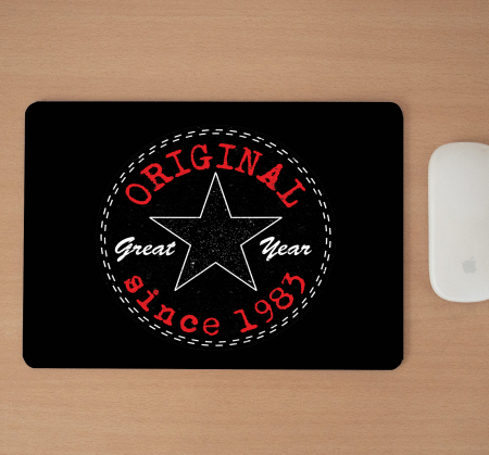 Mousepad cu mesaj aniversar, Great Year, Original Since [1]