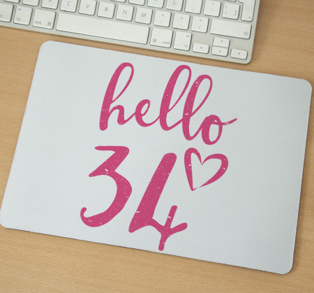 Mousepad - Mousepad cu mesaj aniversar, Hello my Age