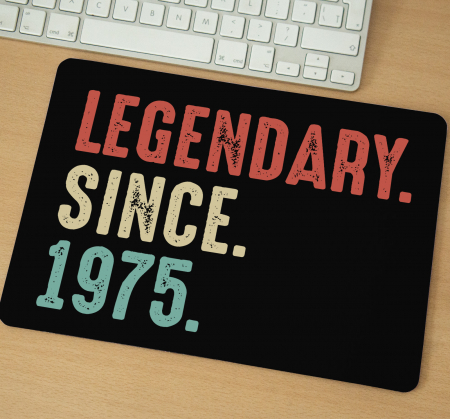 Mousepad - Mousepad cu mesaj aniversar, Legendary Since...