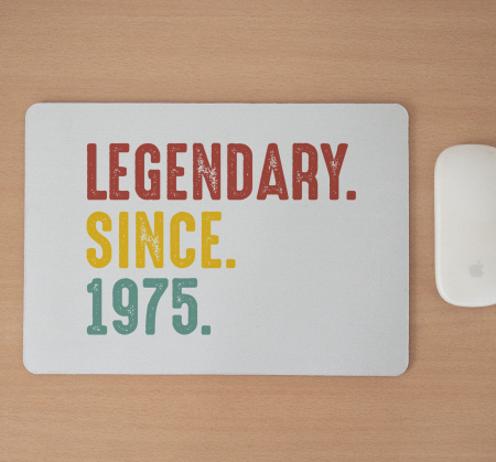 Mousepad cu mesaj aniversar, Legendary Since... [1]