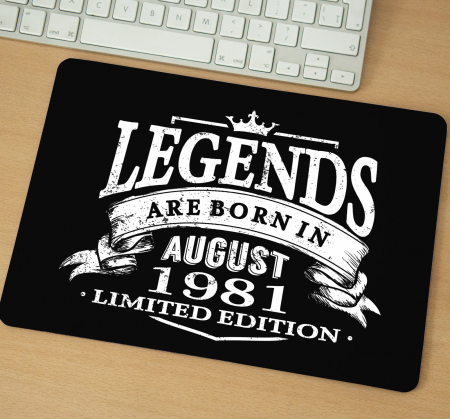 Mousepad - Mousepad cu mesaj aniversar, Legends