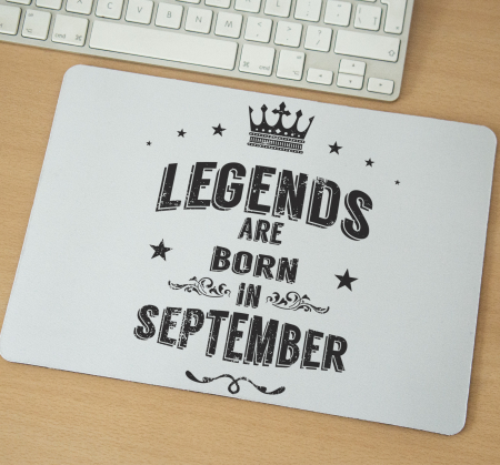 Mousepad - Mousepad cu mesaj aniversar, Legends are Born