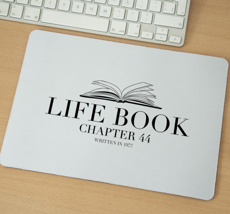 Mousepad - Mousepad cu mesaj aniversar, Life Book, Chapter
