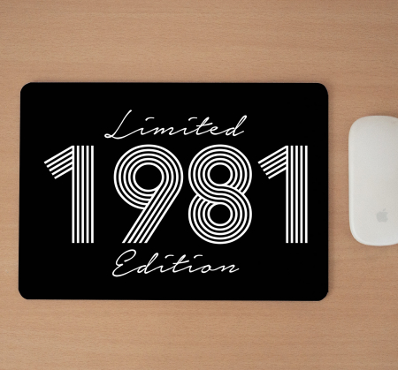 Mousepad cu mesaj aniversar, Limited Edition, Year [1]