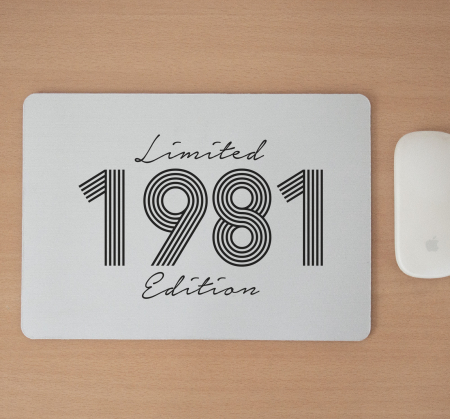 Mousepad cu mesaj aniversar, Limited Edition, Year [1]