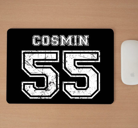 Mousepad cu mesaj aniversar, Numele & Varsta ta [1]