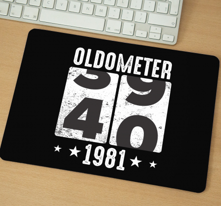 Mousepad - Mousepad cu mesaj aniversar, Oldometer