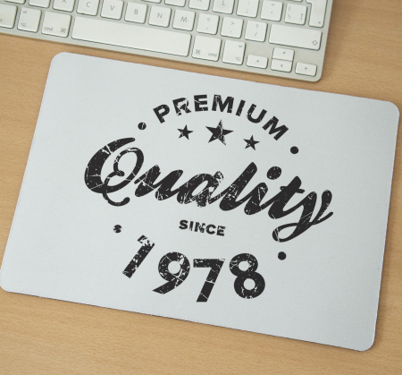 Mousepad - Mousepad cu mesaj aniversar, Premium Since...