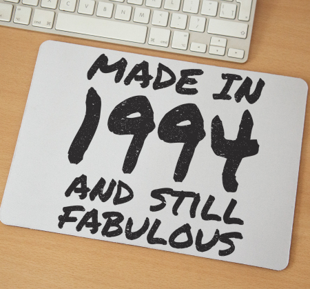 Mousepad cu mesaj aniversar, Still Fabulous [1]