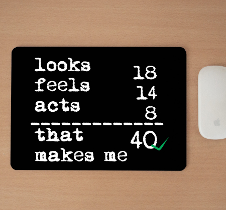 Mousepad cu mesaj aniversar, That Makes Me [1]