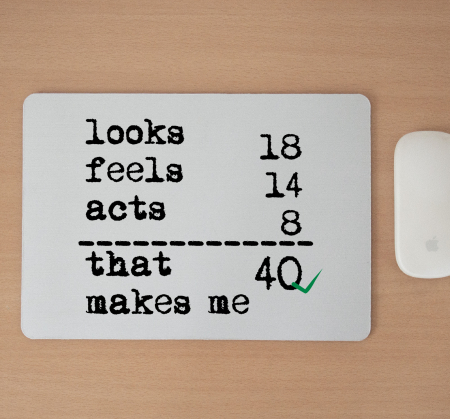 Mousepad cu mesaj aniversar, That Makes Me [1]