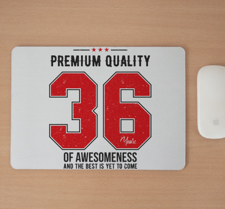 Mousepad cu mesaj aniversar, The Best is Yet to Come [1]
