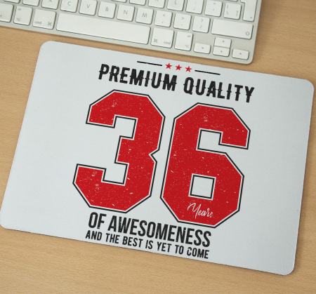 Mousepad - Mousepad cu mesaj aniversar, The Best is Yet to Come