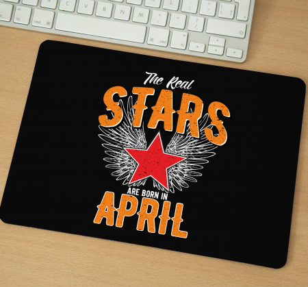 Mousepad - Mousepad cu mesaj aniversar, The Real Stars Are Born In