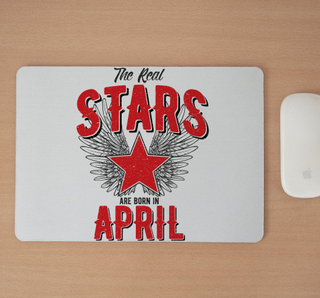 Mousepad cu mesaj aniversar, The Real Stars Are Born In [1]